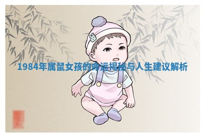 1984年属鼠女孩的命运揭秘与人生建议解析