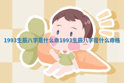1993生辰八字是什么命 1993生辰八字是什么命格 1993生辰八字是什么命 1993生辰八字是什么命格