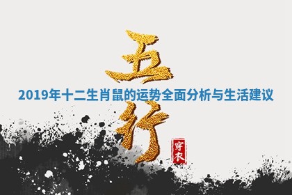 2019年十二生肖鼠的运势全面分析与生活建议