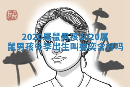 2020属鼠男孩 2020属鼠男孩冬季出生叫娄奕含好吗 2020属鼠男孩 2020属鼠男孩冬季出生叫娄奕含好吗