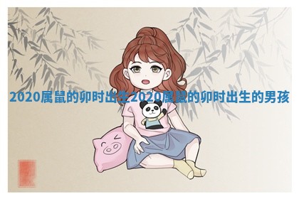 2020属鼠的卯时出生_2020属鼠的卯时出生的男孩