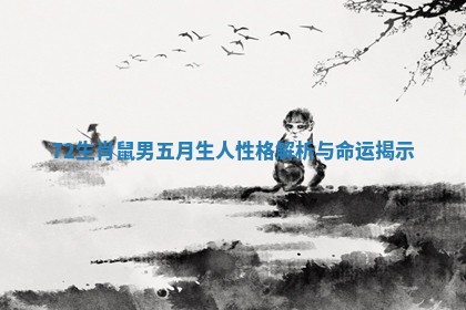 72生肖鼠男五月生人性格解析与命运揭示 72生肖鼠男五月生人性格解析与命运揭示