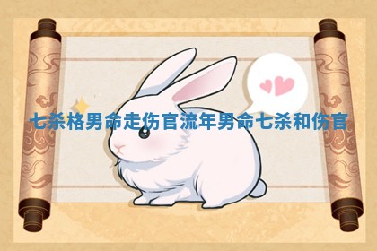 七杀格男命走伤官流年 男命七杀和伤官
