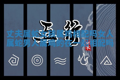 丈夫属蛇女孩属鸡相配吗_女人属蛇男人属鸡的在一起相配吗