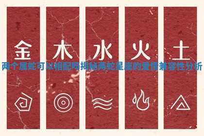 两个属蛇可以相配吗揭秘两蛇星座的爱情兼容性分析 两个属蛇可以相配吗揭秘两蛇星座的爱情兼容性分析