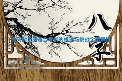 今天射手座适合考试的机遇与挑战全面解析