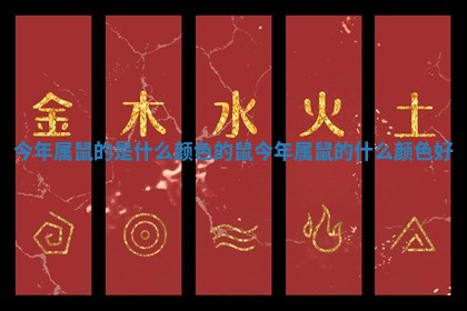 今年属鼠的是什么颜色的鼠_今年属鼠的什么颜色好
