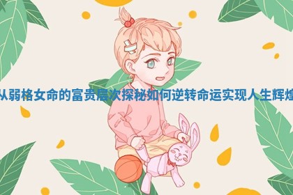 从弱格女命的富贵层次探秘如何逆转命运实现人生辉煌 从弱格女命的富贵层次探秘如何逆转命运实现人生辉煌