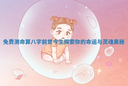 免费测命算八字前世今生探索你的命运与灵魂奥秘