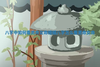 八字中如何看男命女命婚姻_八字怎么看男命女命