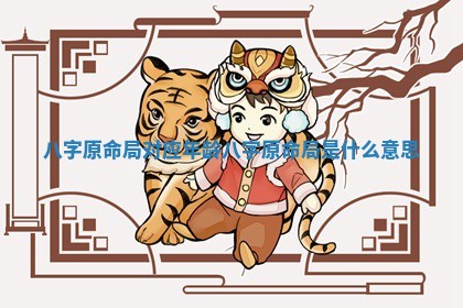 八字原命局对应年龄 八字原命局是什么意思