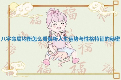 八字命局均衡怎么看解析人生运势与性格特征的秘密