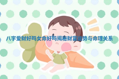 八字爱财好吗女命好吗揭秘财富运势与命理关系