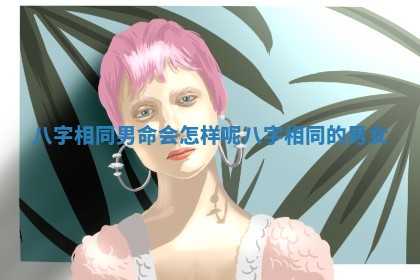 八字相同男命会怎样呢 八字相同的男女