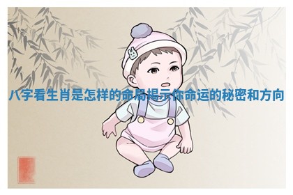 八字看生肖是怎样的命局揭示你命运的秘密和方向