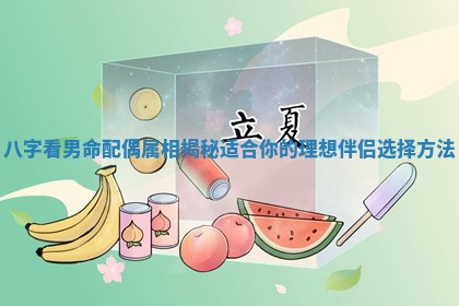 八字看男命配偶属相揭秘适合你的理想伴侣选择方法