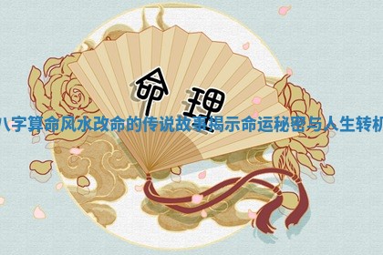 八字算命风水改命的传说故事揭示命运秘密与人生转机 八字算命风水改命的传说故事揭示命运秘密与人生转机