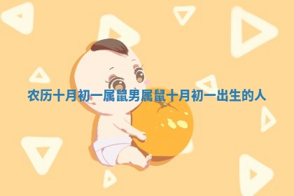 农历十月初一属鼠男 属鼠十月初一出生的人 农历十月初一属鼠男 属鼠十月初一出生的人