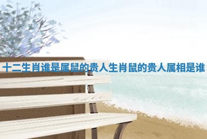十二生肖谁是属鼠的贵人_生肖鼠的贵人属相是谁