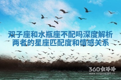 双子座和水瓶座不配吗深度解析两者的星座匹配度和情感关系