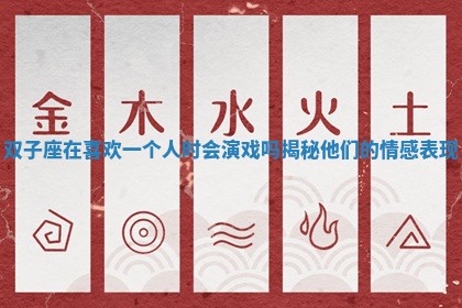 双子座在喜欢一个人时会演戏吗揭秘他们的情感表现