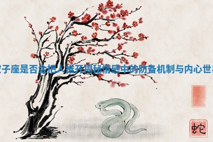 双子座是否会把人推开揭秘情感中的防备机制与内心世界