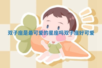 双子座是最可爱的星座吗_双子座好可爱