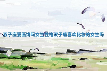 双子座爱画饼吗女生性格_双子座喜欢化妆的女生吗