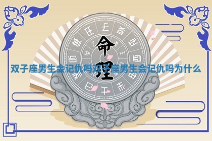 双子座男生会记仇吗_双子座男生会记仇吗为什么 双子座男生会记仇吗_双子座男生会记仇吗为什么