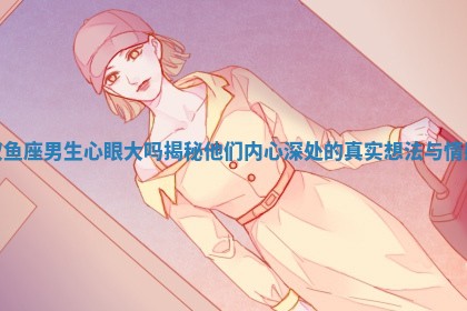 双鱼座男生心眼大吗揭秘他们内心深处的真实想法与情感