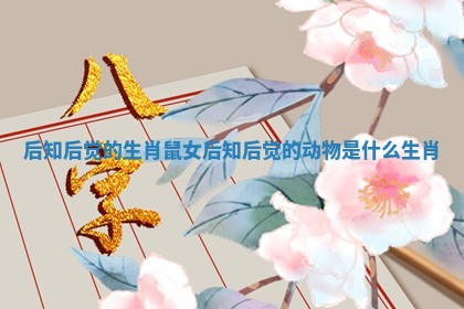 后知后觉的生肖鼠女 后知后觉的动物是什么生肖
