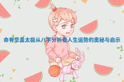 命有华盖太极从八字分析看人生运势的奥秘与启示