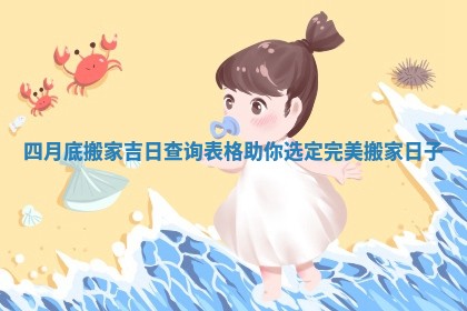 四月底搬家吉日查询表格助你选定完美搬家日子