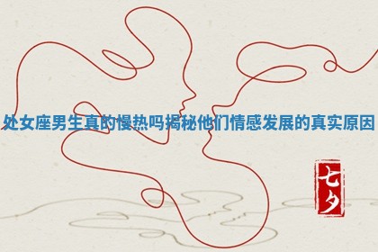 处女座男生真的慢热吗揭秘他们情感发展的真实原因