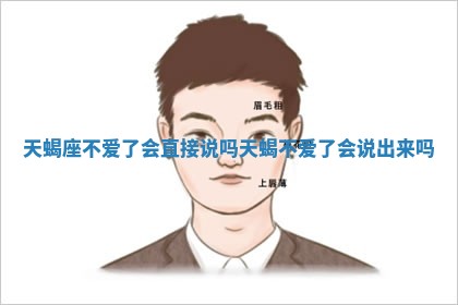 天蝎座不爱了会直接说吗_天蝎不爱了会说出来吗