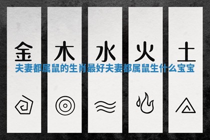 夫妻都属鼠的生肖最好_夫妻都属鼠生什么宝宝