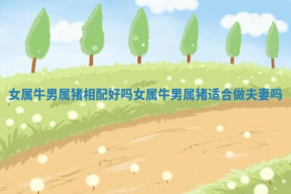 女属牛男属猪相配好吗_女属牛男属猪适合做夫妻吗 女属牛男属猪相配好吗_女属牛男属猪适合做夫妻吗