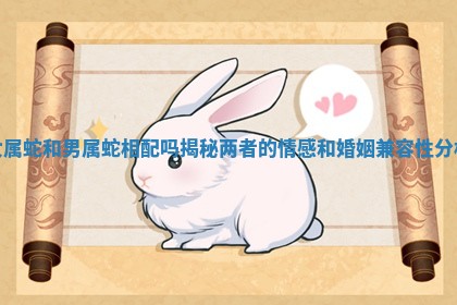 女属蛇和男属蛇相配吗揭秘两者的情感和婚姻兼容性分析 女属蛇和男属蛇相配吗揭秘两者的情感和婚姻兼容性分析