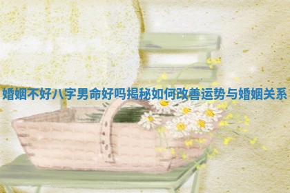 婚姻不好八字男命好吗揭秘如何改善运势与婚姻关系