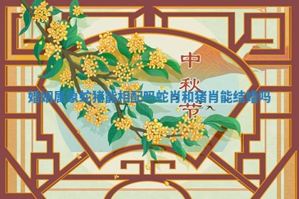 婚姻属象蛇猪能相配吗_蛇肖和猪肖能结婚吗 婚姻属象蛇猪能相配吗_蛇肖和猪肖能结婚吗