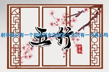 射手座只有一个前任吗女生_射手一生只有一次真心吗