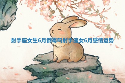 射手座女生6月倒霉吗_射手座女6月感情运势