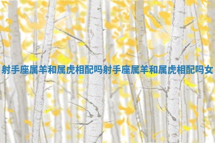 射手座属羊和属虎相配吗_射手座属羊和属虎相配吗女