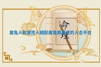 属兔人和属虎人相配 属兔跟属虎的人合不合