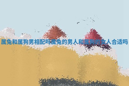 属兔和属狗男相配吗_属兔的男人和属狗的女人合适吗