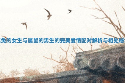 属兔的女生与属鼠的男生的完美爱情配对解析与相处秘诀 属兔的女生与属鼠的男生的完美爱情配对解析与相处秘诀