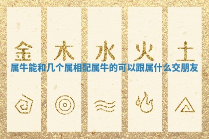 属牛能和几个属相配 属牛的可以跟属什么交朋友 属牛能和几个属相配 属牛的可以跟属什么交朋友