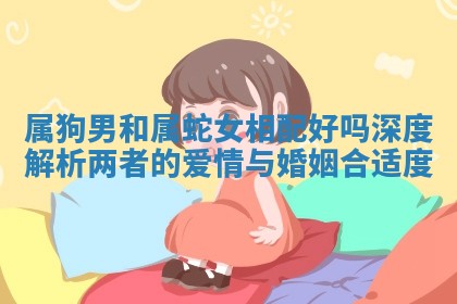 属狗男和属蛇女相配好吗 深度解析两者的爱情与婚姻合适度