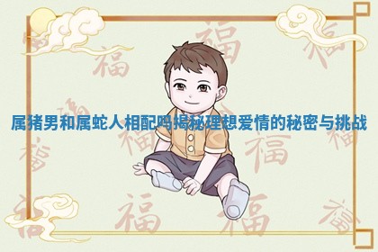 属猪男和属蛇人相配吗揭秘理想爱情的秘密与挑战