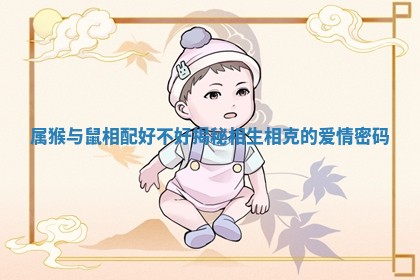 属猴与鼠相配好不好揭秘相生相克的爱情密码